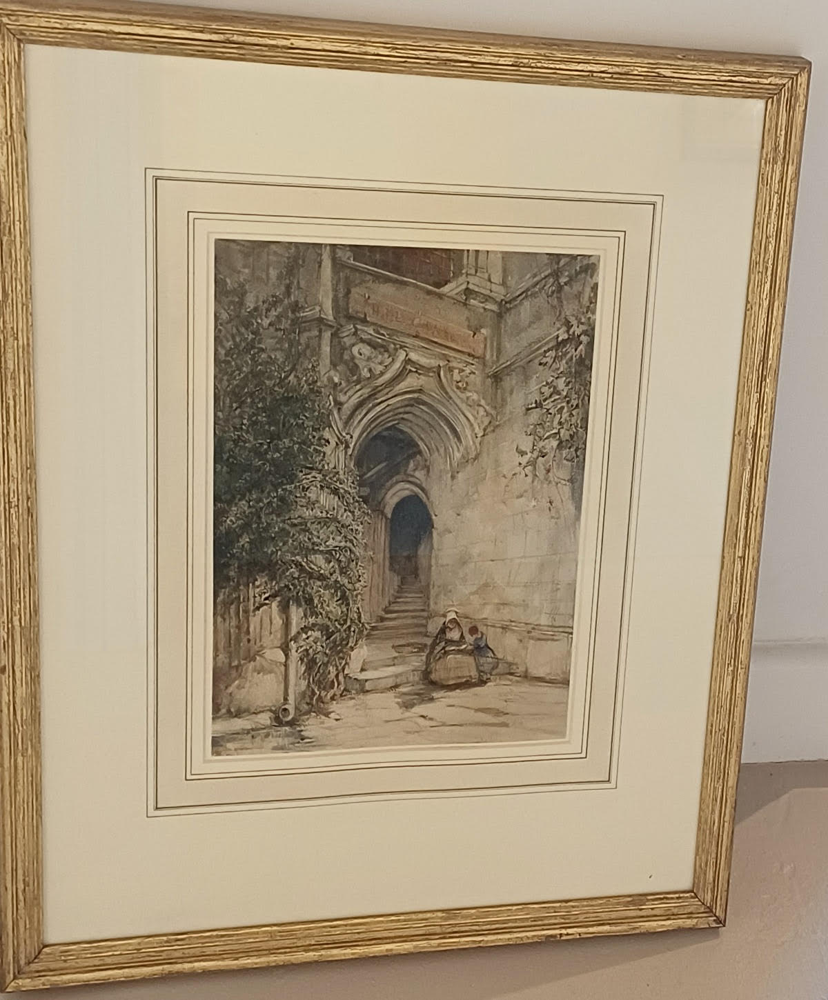 'Hotel Cluny, Paris'. 1835 by James Holland